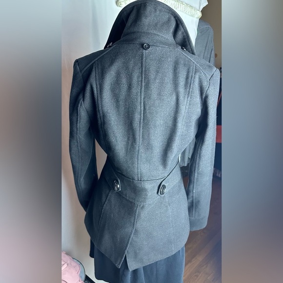 American Rag Black/ Dark Grey Double Breasted Jacket - Picture 4 of 11